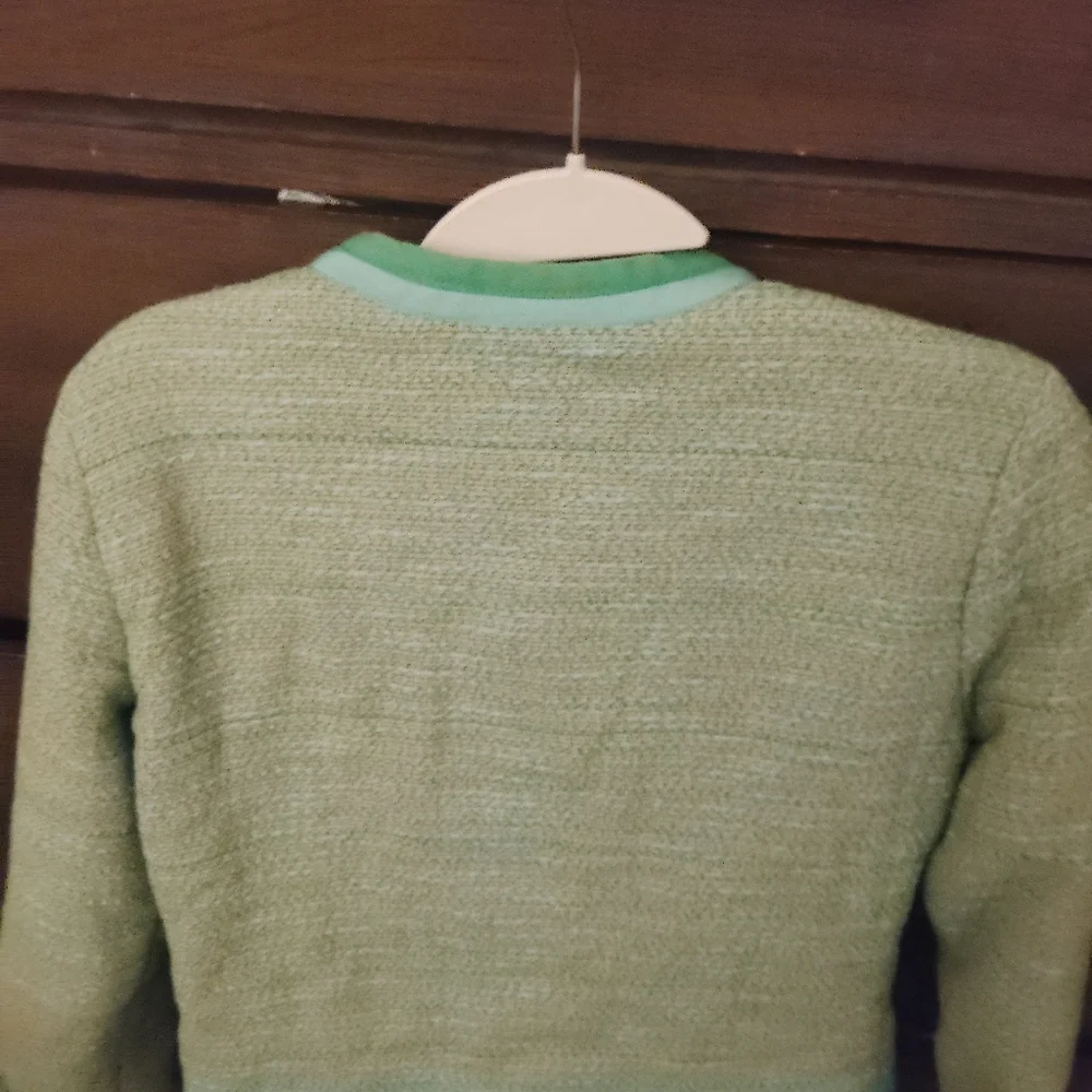 J.CREW Mint Green Tweed Blazer - Size 2